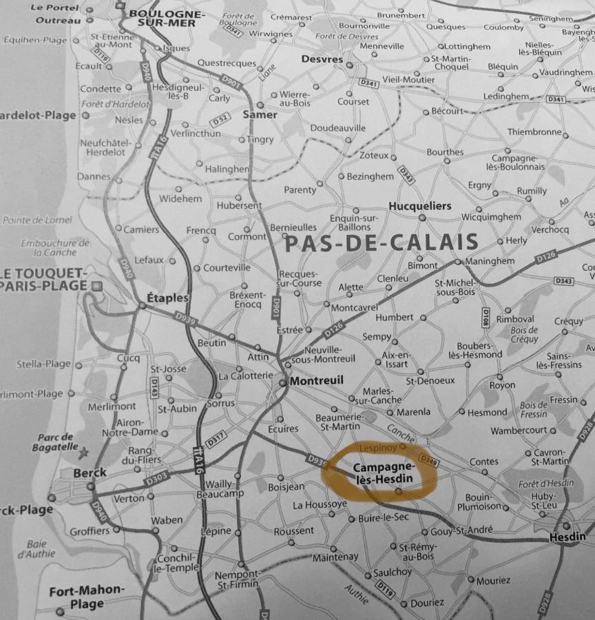 Chambres D'Hotes Nuits Campagnardes Campagne-lès-Hesdin 外观 照片
